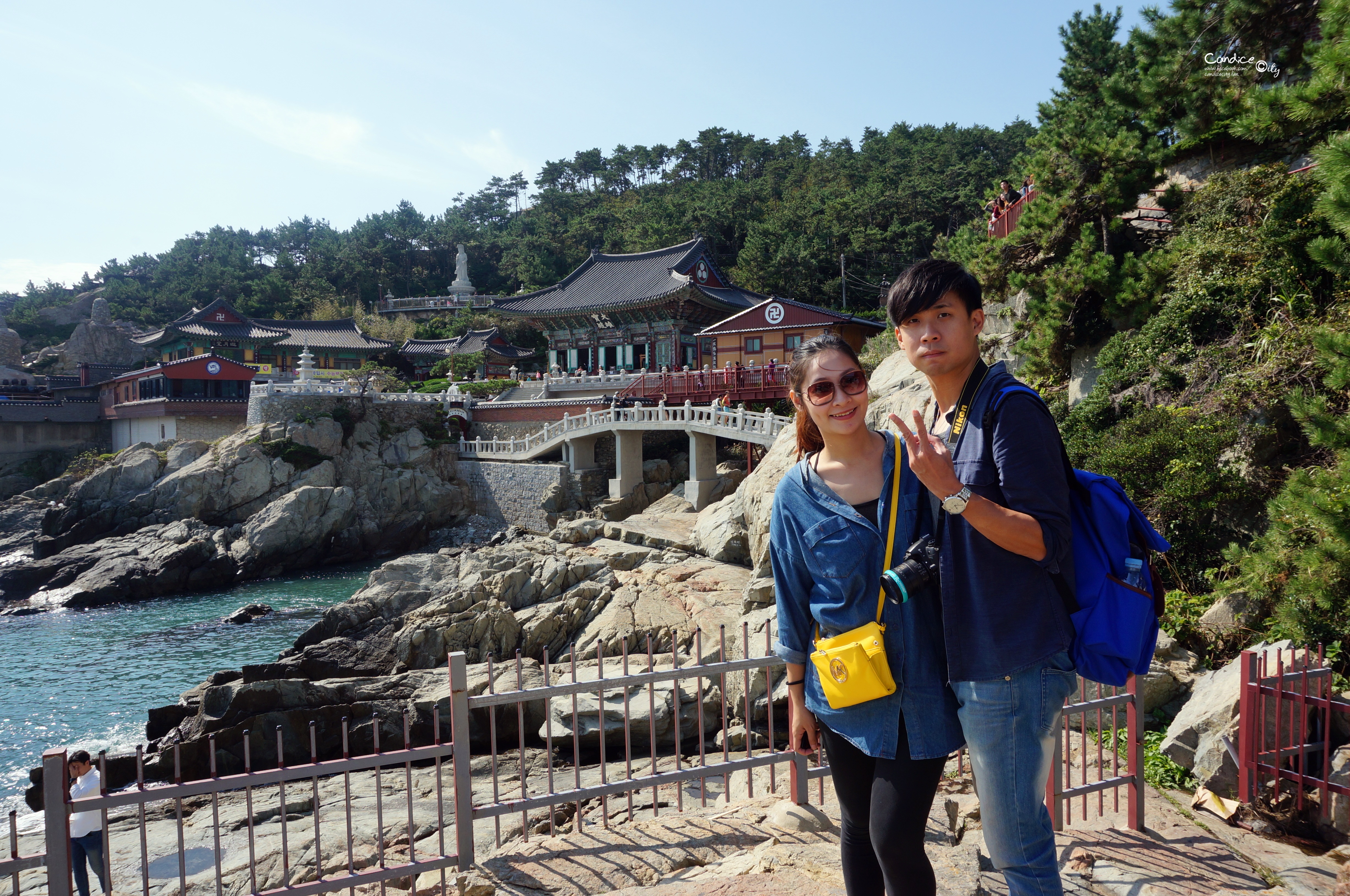 釜山景點&hearts;海東龍宮寺 最靠近海邊的寺廟,得男佛必訪! @陳小沁の吃喝玩樂