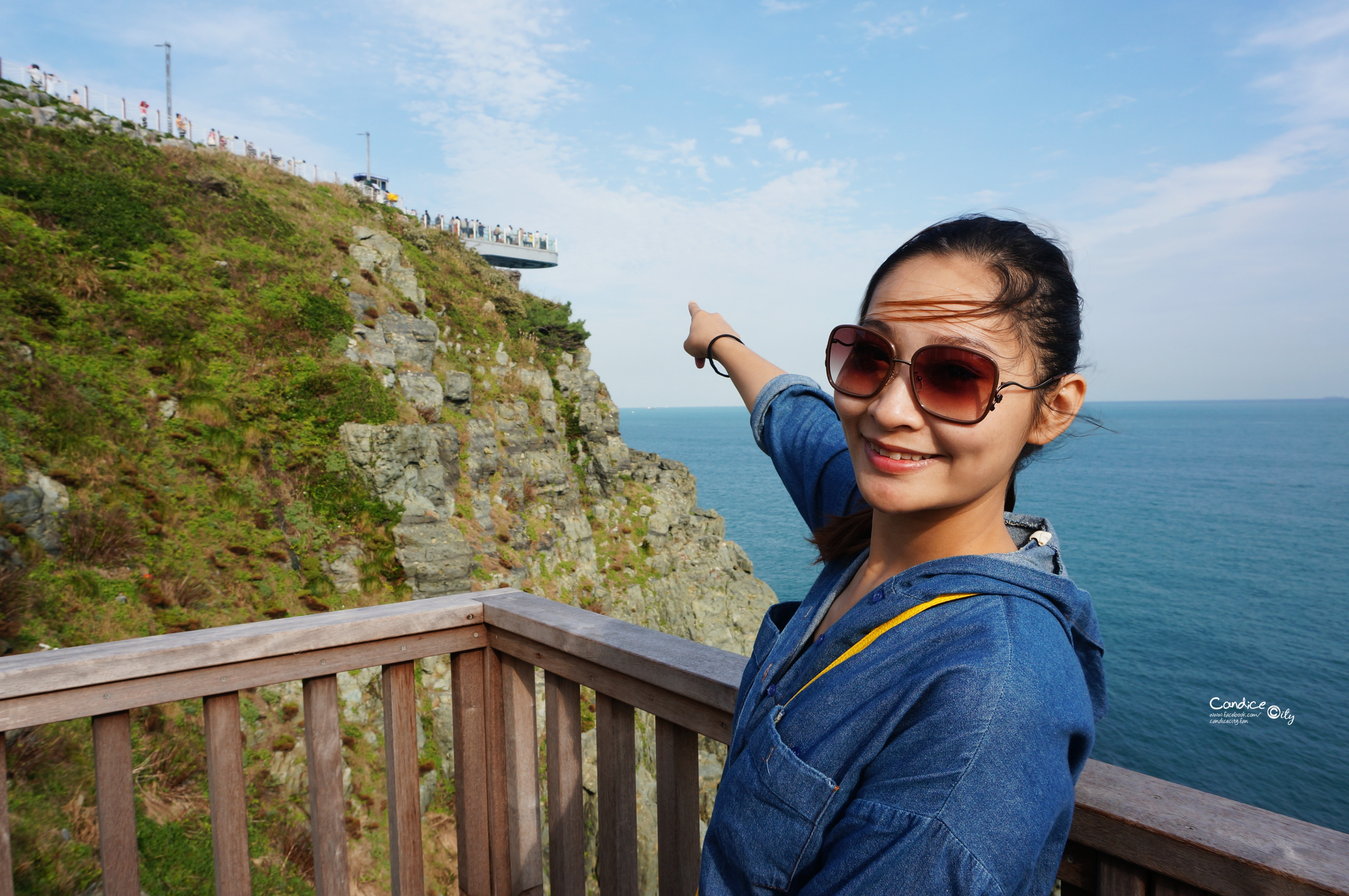 釜山景點&hearts;五六島天空步道 踩在懸崖海面上好刺激! @陳小沁の吃喝玩樂