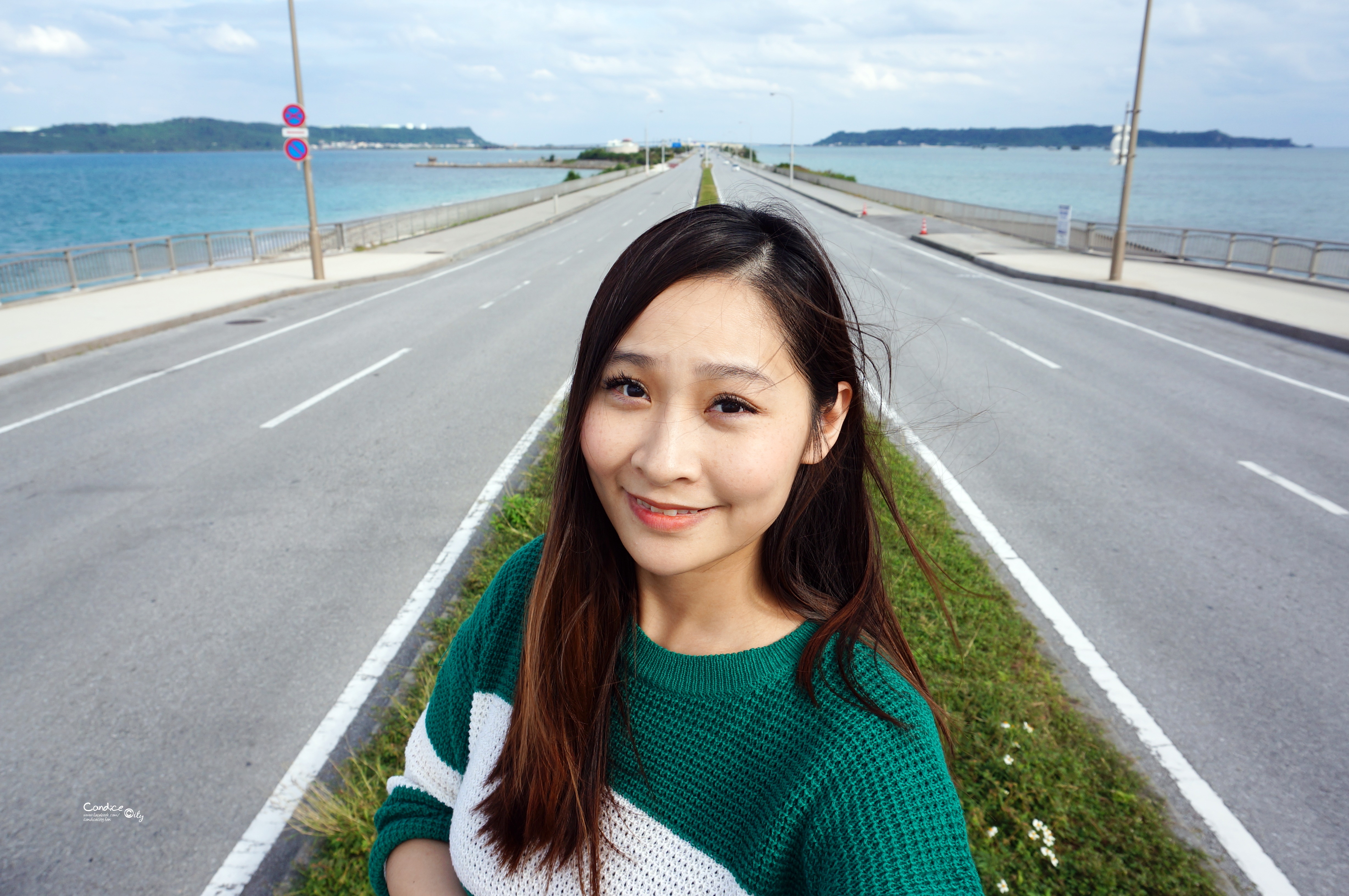 沖繩景點■海中道路 海中驛站 筆直道路美番惹! @陳小沁の吃喝玩樂