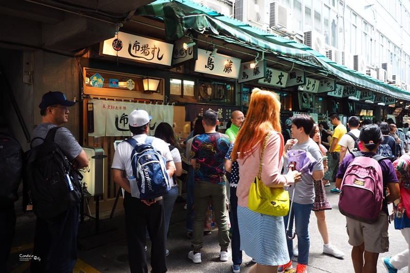 《東京美食》築地市場,市場すし Ichiba Sushi 午餐,握壽司好美味!