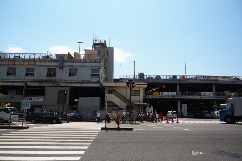 【東京景點】築地市場 東京必訪!美食多,築地市場乾淨整齊很好逛!