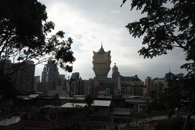 《澳門景點》大砲台花園(澳門博物館)大三巴牌坊旁,澳門必去景點!風景超美!