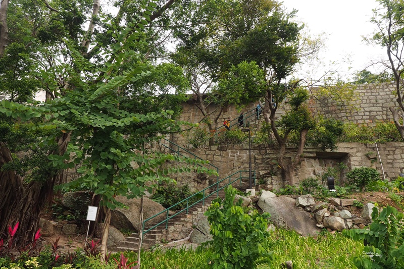 《澳門景點》大砲台花園(澳門博物館)大三巴牌坊旁,澳門必去景點!風景超美!