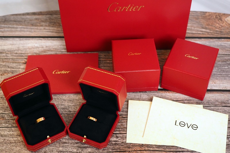 ♥喜喜♥對戒最佳選擇cartier戒指LOVE婚戒,3年終於等到你了!