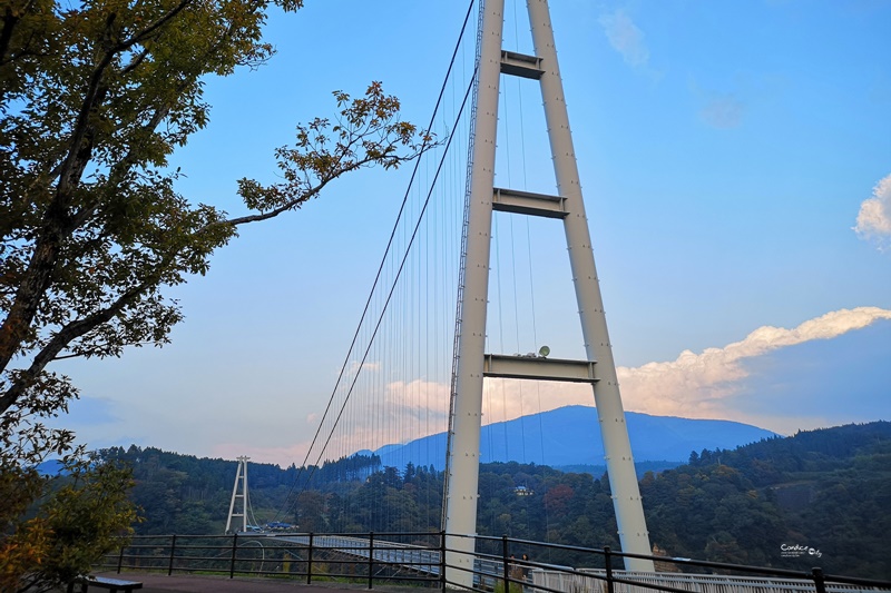 九重夢大吊橋｜要門票超推薦的大分景點,紅葉紛紛超漂亮!日本一吊橋