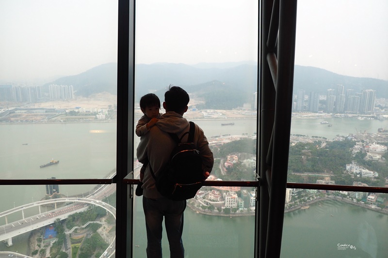 【澳門景點】澳門旅遊塔360°旋轉餐廳下午茶,澳門塔下午茶超讚!