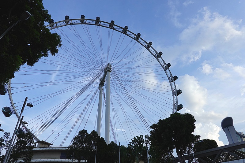 新加坡摩天輪 Singapore Flyer｜超美夕陽,夜景還可用餐!先買門票票價最便宜!