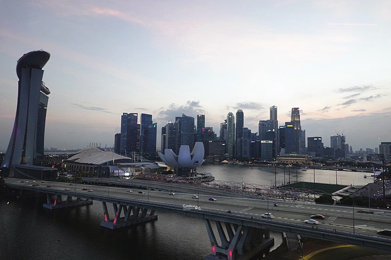 新加坡摩天輪 Singapore Flyer｜超美夕陽,夜景還可用餐!先買門票票價最便宜!