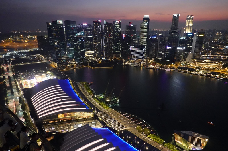 金沙酒店觀景台｜無敵百萬夜景!白天夕陽也必看!入住金沙酒店免費觀景最划算!