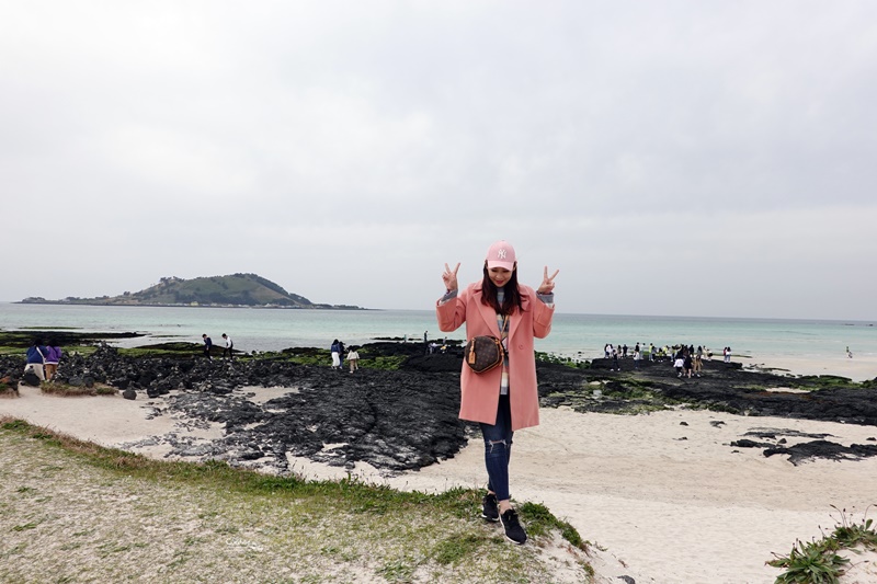 挾才海水浴場협재해수욕장｜濟州必訪景點,美麗海岸線還有美人魚雕像!