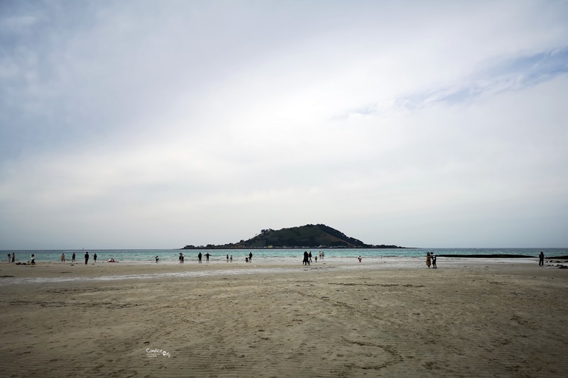 挾才海水浴場협재해수욕장｜濟州必訪景點,美麗海岸線還有美人魚雕像!