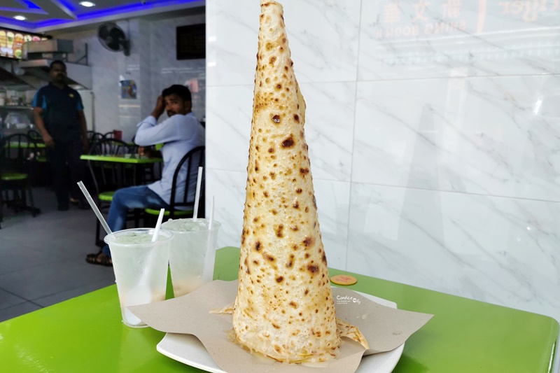 ABC Nasi Kandar印度煎餅｜金字塔印度煎餅,淋上煉乳蜂蜜超美味!