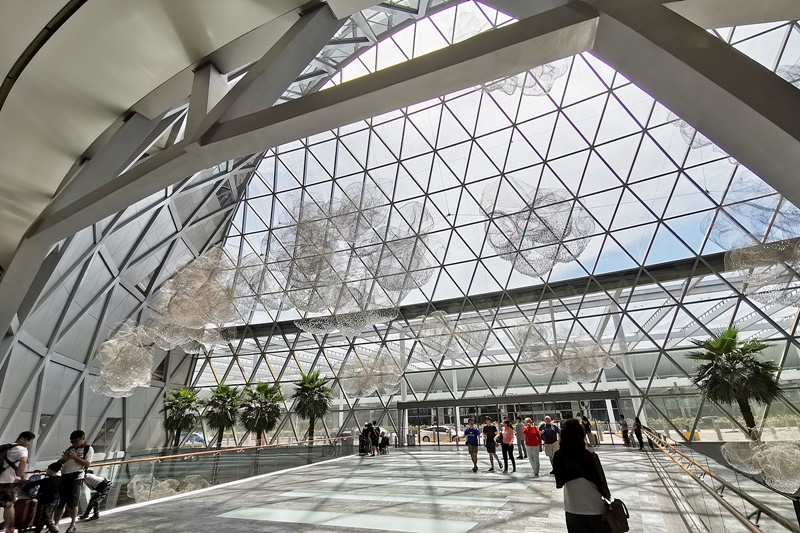 新加坡樟宜機場｜室內瀑布超屌!星耀樟宜Jewel Changi Airport