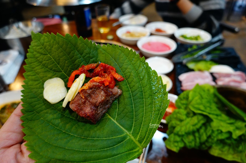 zzz濟州黑豬肉zzz제주흑돼지｜超好吃濟州島黑豬肉,紫蘇葉無限拿好美味!