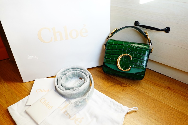 【開箱】chloe c bag Mini 迷你小C包,LV & ME字母項鍊(微風周年慶敗家品開箱!)