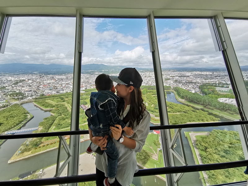 五稜郭塔｜函館必去景點!登塔看風景超美!地上最美一顆星!