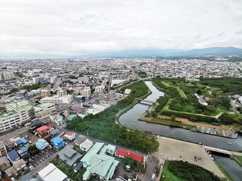 五稜郭塔｜函館必去景點!登塔看風景超美!地上最美一顆星!