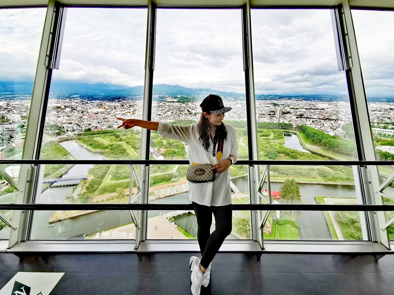 五稜郭塔｜函館必去景點!登塔看風景超美!地上最美一顆星!