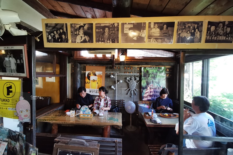 望羊蹄餐廳｜73年老店,人氣洞爺湖美食餐廳,歐風小花園超美(漢堡排必點)