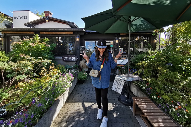 望羊蹄餐廳｜73年老店,人氣洞爺湖美食餐廳,歐風小花園超美(漢堡排必點)