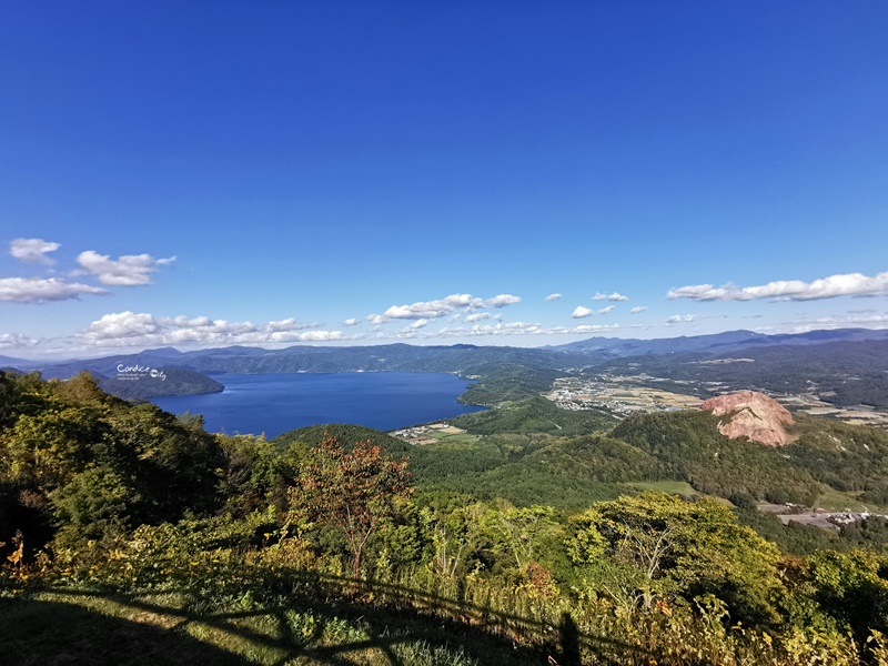 有珠山口纜車｜搭乘纜車欣賞昭和新山美景,遠眺火山口洞爺湖!