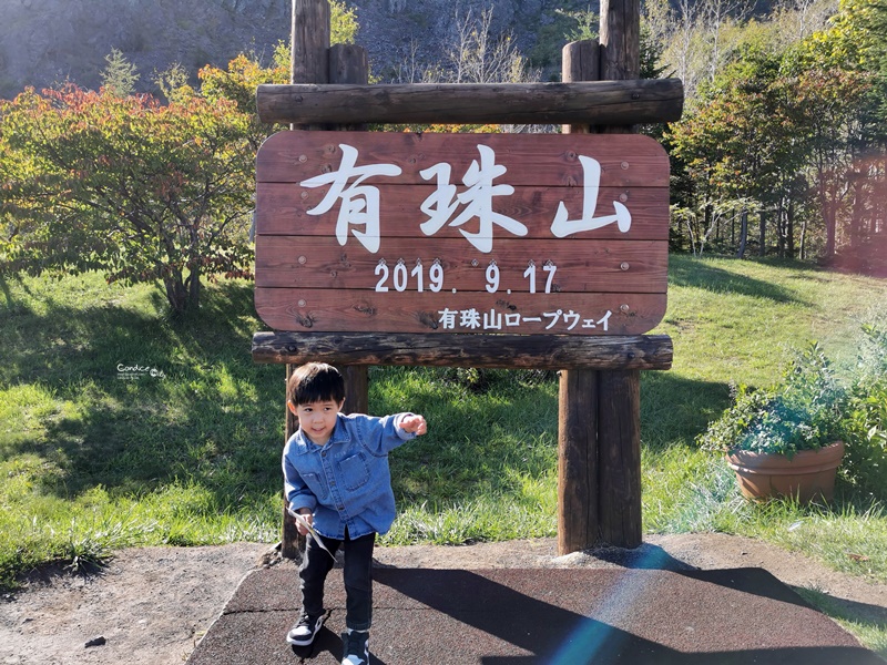 有珠山口纜車｜搭乘纜車欣賞昭和新山美景,遠眺火山口洞爺湖!