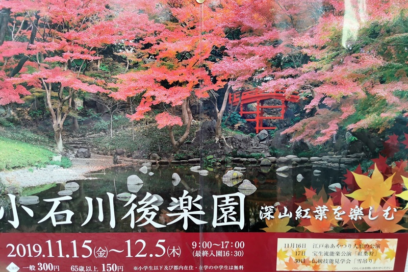 小石川後樂園｜超美東京楓葉景點推薦!東京賞楓必去!中國風日式庭園!