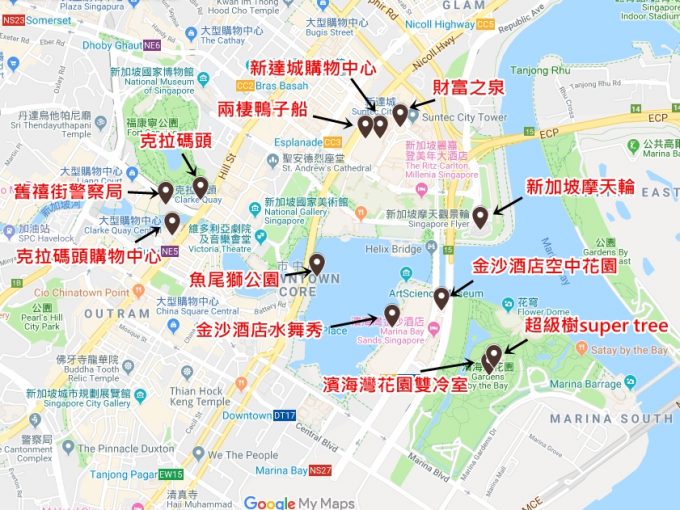 2024新加坡景點地圖》超強!新加坡必玩60個景點推薦,新加坡自由行攻略!!