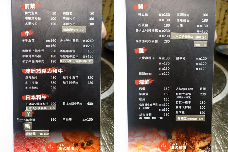 禧太炭火燒肉店｜CP值超高的東區燒肉,A5和牛只要490!