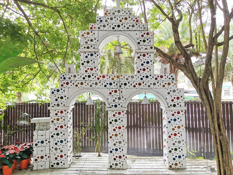 大坑紙箱王創意園區｜紙做的台中親子景點!仿各國景點超好拍!