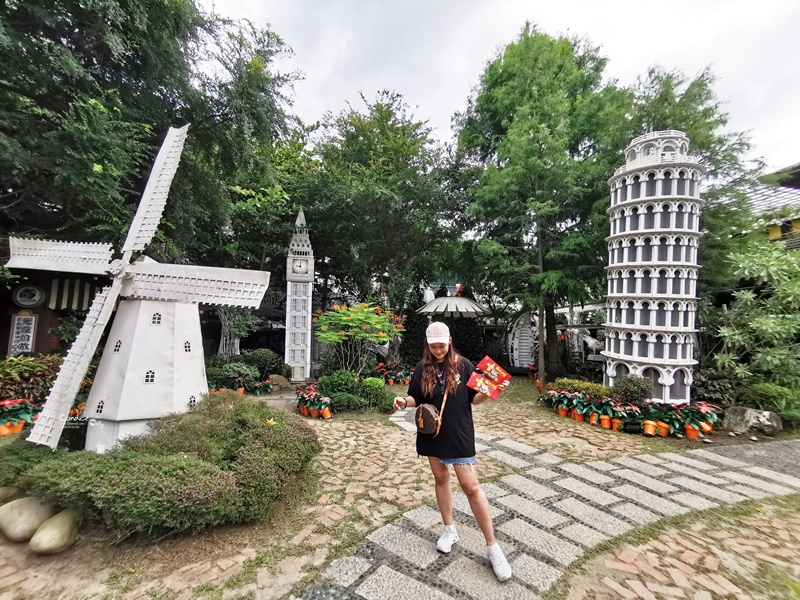 大坑紙箱王創意園區｜紙做的台中親子景點!仿各國景點超好拍!