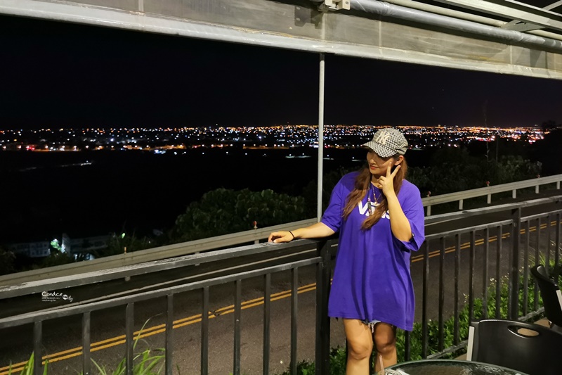 香草庭園咖啡 頭城店｜宜蘭夜景咖啡廳,遠眺龜山島!