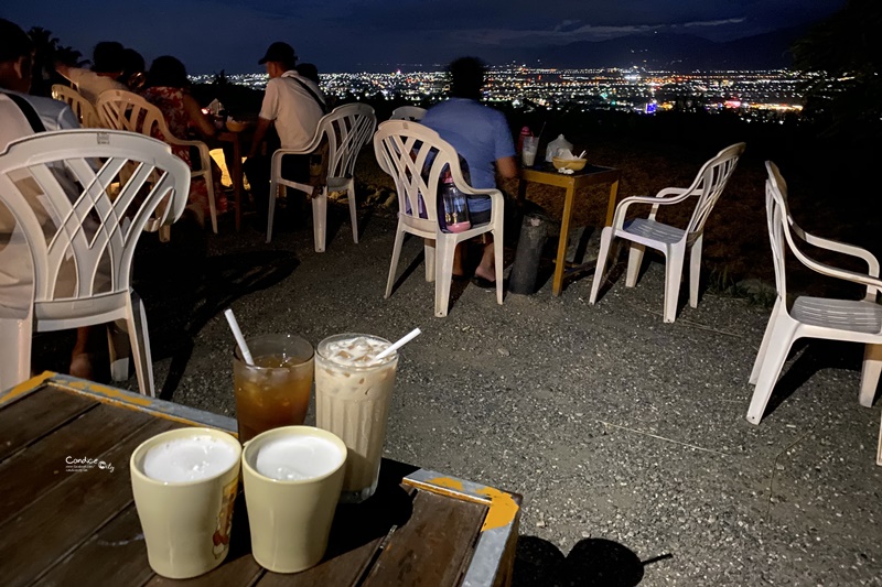 星星部落景觀咖啡｜晚上才開的台東夜景咖啡廳!平價CP值高!