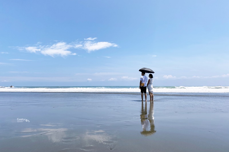 都歷海灘天空之鏡｜退潮才能看到,潮汐時間必看!台東網美景點必去!