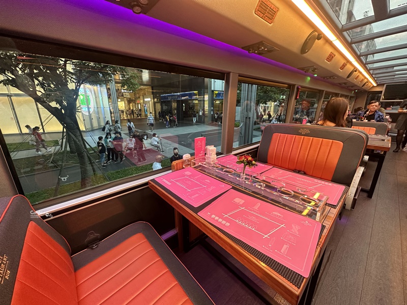 台北雙層餐車Taipei Dining Car｜繞台北,在車上吃東西好玩嗎?心得價位分享