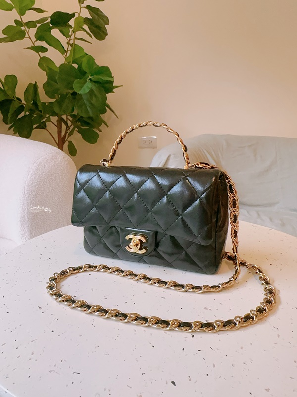 【香奈兒開箱】Chanel mini handle 我的生日禮物! 忠孝復興SOGO買