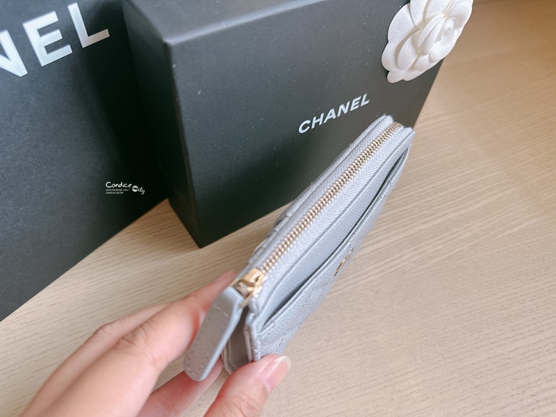 【開箱】澳門買香奈兒CHANEL 卡夾零錢包價格!一字零錢包比較心得!