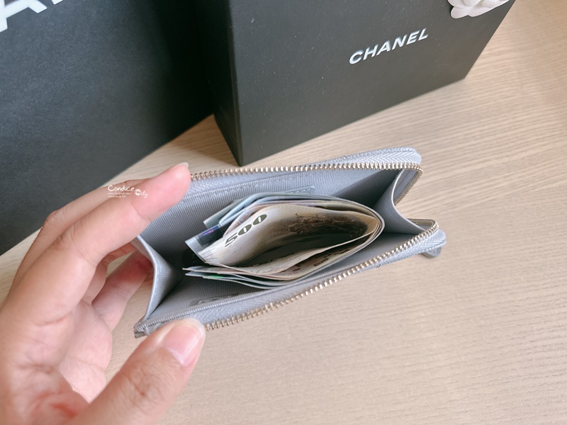 【開箱】澳門買香奈兒CHANEL 卡夾零錢包價格!一字零錢包比較心得!