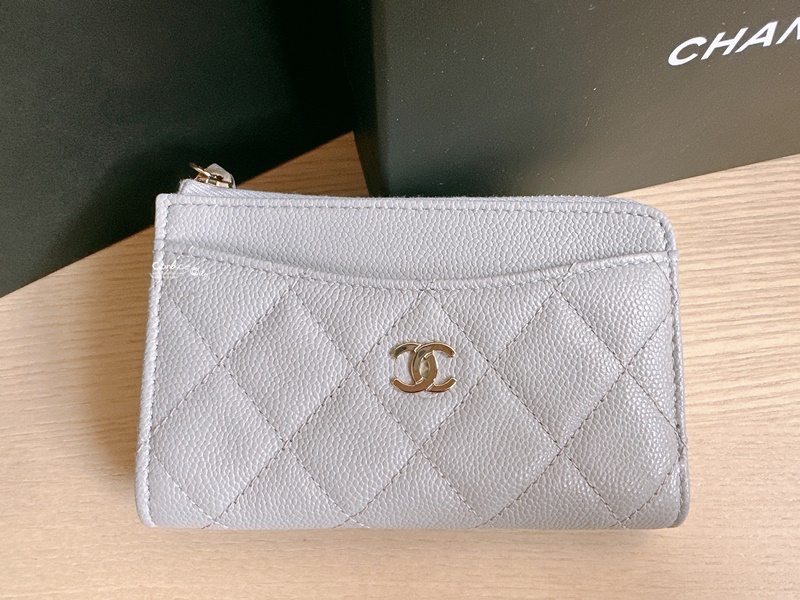 【開箱】澳門買香奈兒CHANEL 卡夾零錢包價格!一字零錢包比較心得!