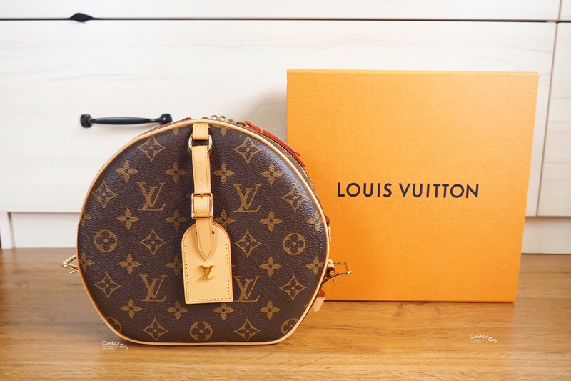 【開箱】LV boite chapeau souple,超可愛LV圓餅包!LV必買包款!