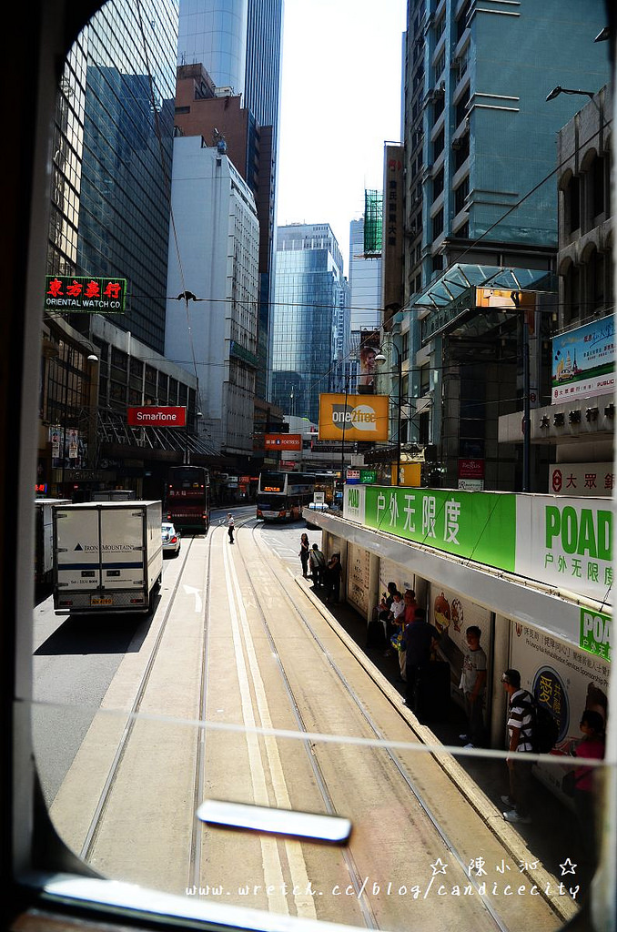 【2012香港自由行】＊中環＊遊街景、叮叮車、中環H&M、RABEANCO、砵甸乍街，腿快斷掉之旅!